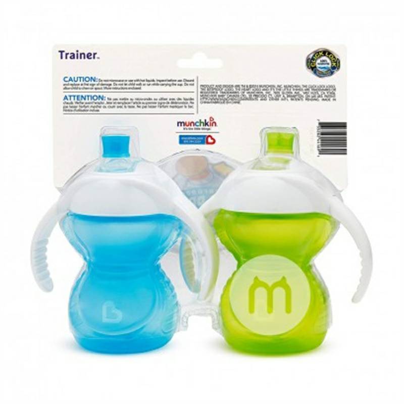 Munchkin 미국누수방지덕빌훈련음료컵핸들 207ml 2 개해외판