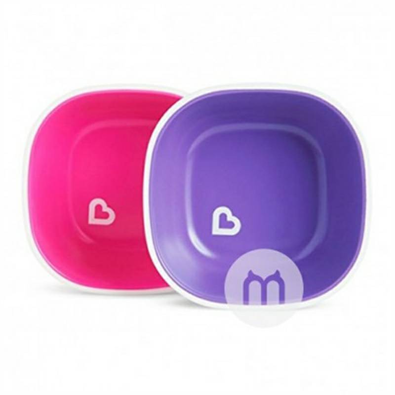 Munchkin 아메리칸스퀘어자가먹이는비말방지그릇 2 팩해외판