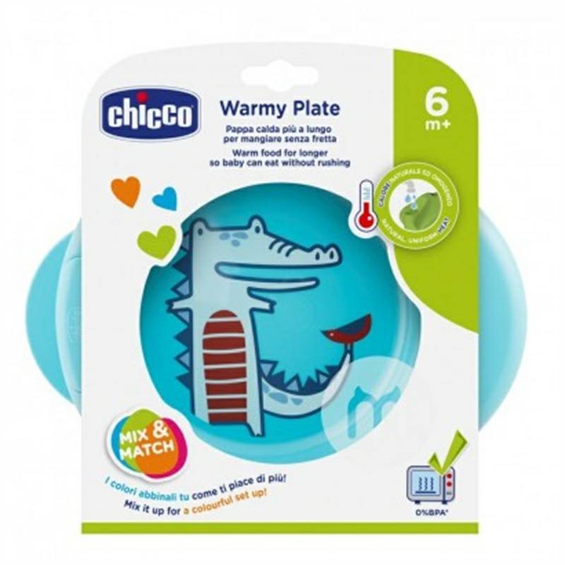 Chicco 이탈리아어린이물분사단열미끄럼방지접시해외판