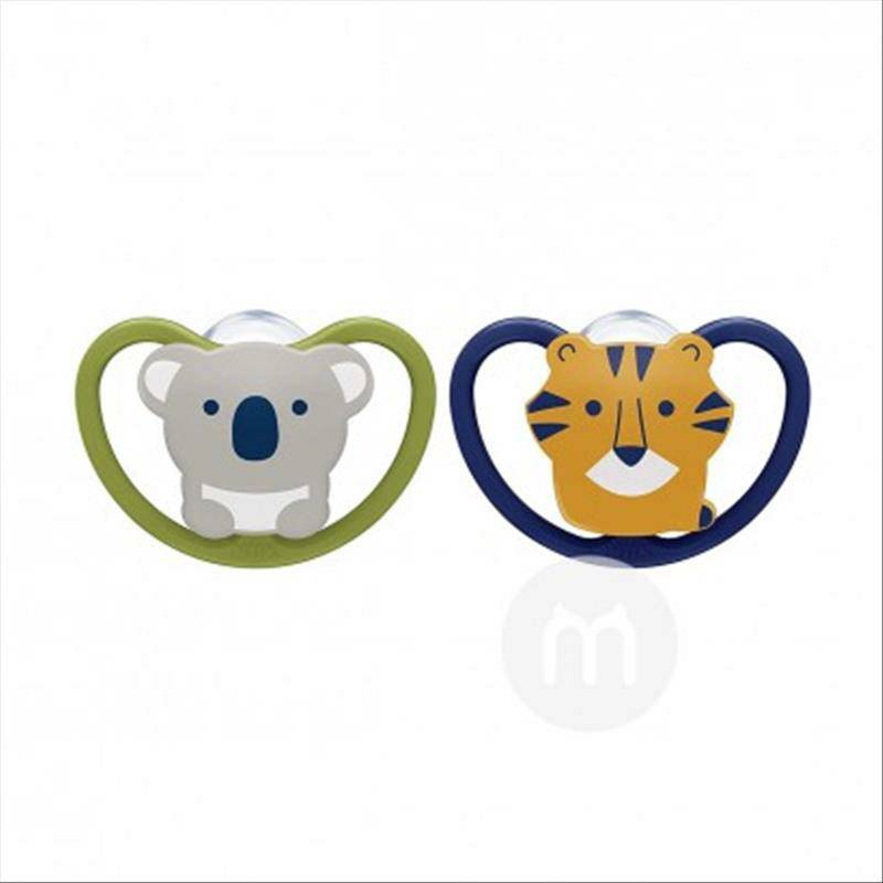 NUK US NUK 실리콘젖꼭지공간시리즈 6-18 개월 2 팩해외판