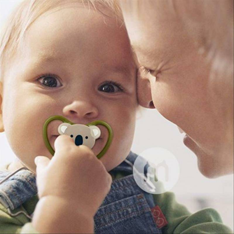 NUK US NUK 실리콘젖꼭지공간시리즈 6-18 개월 2 팩해외판