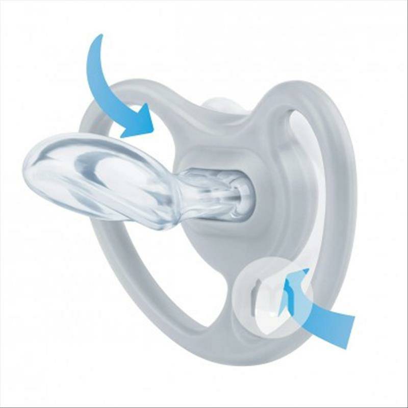 NUK US NUK 실리콘젖꼭지공간시리즈 18-36 개월두팩해외버전