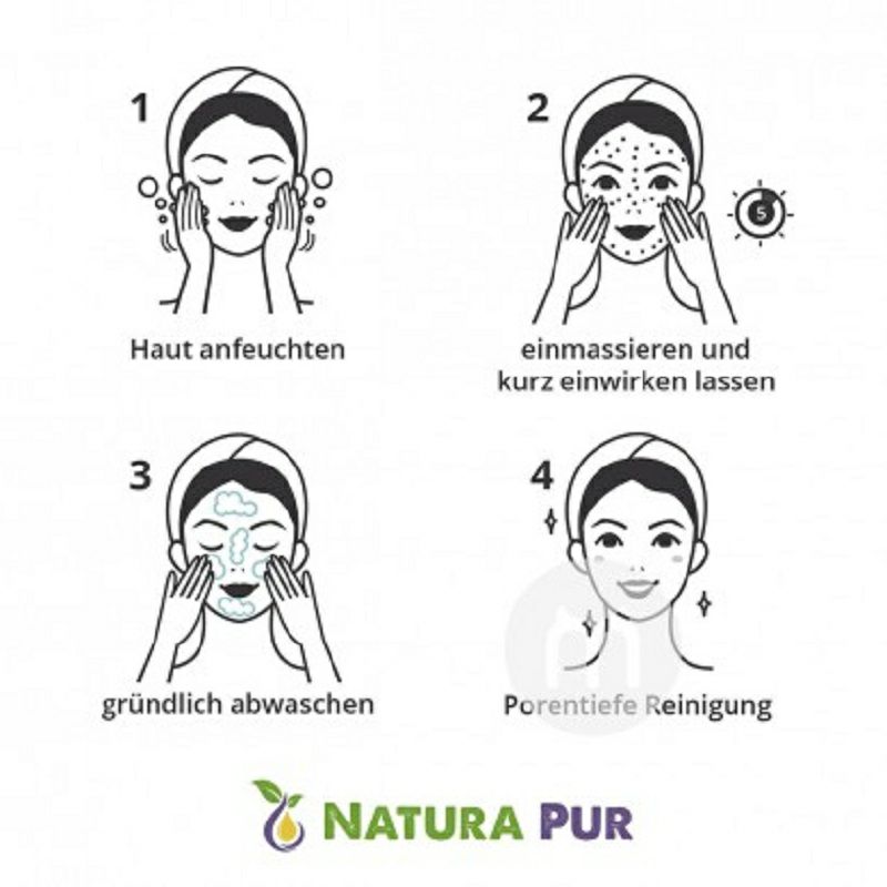 Natura Pur유기농커피각질제거바디스크럽해외판