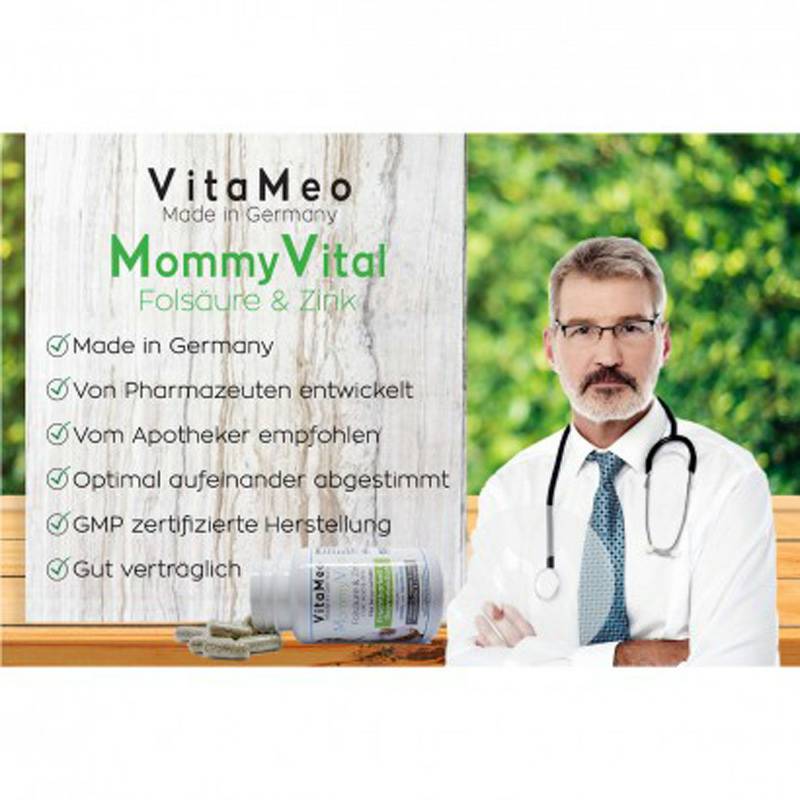 VitaMeo 독일아연엽산캡슐해외버전