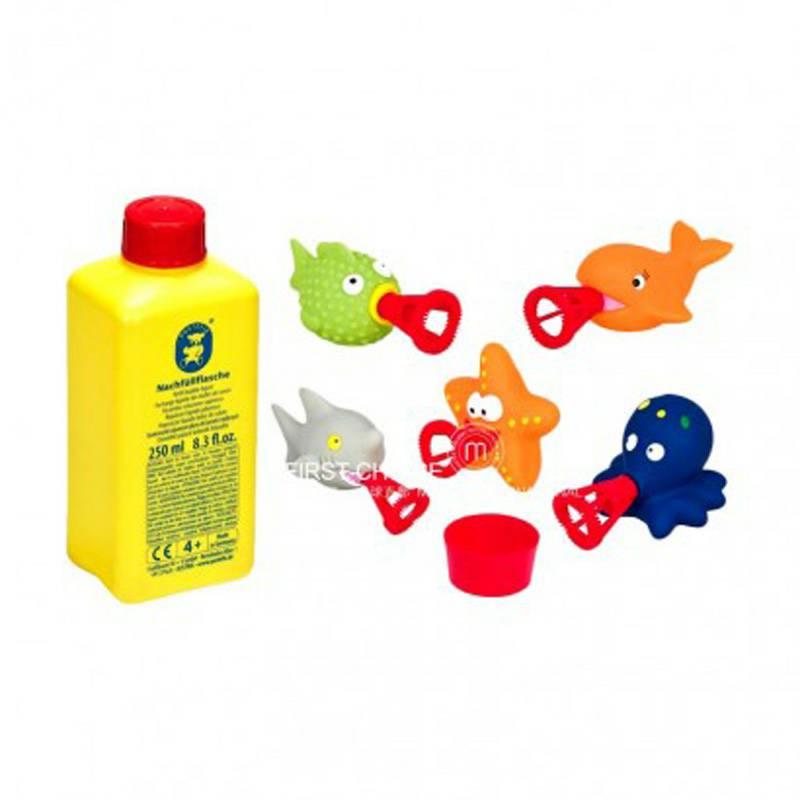 Pustefix 독일손핀치바다동물부는거품장난감 + 거품액체해외버전