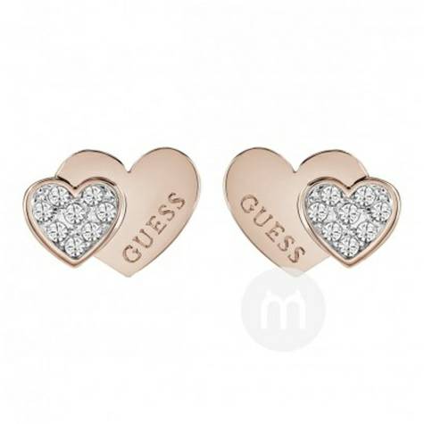 GUESS US GUESS 하트형귀걸이 UBE84120 해외판