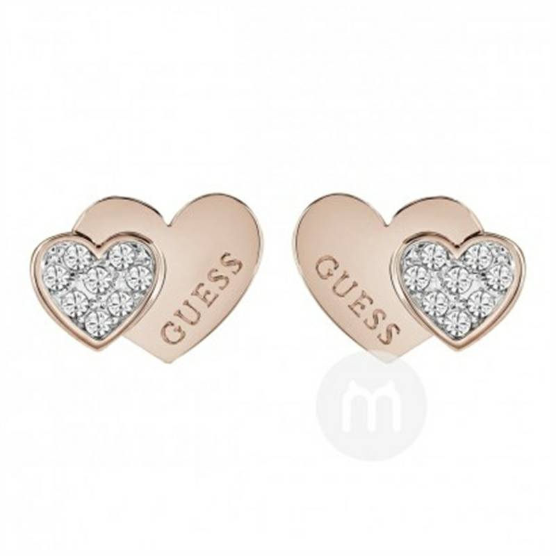 GUESS US GUESS 하트형귀걸이 UBE84120 해외판