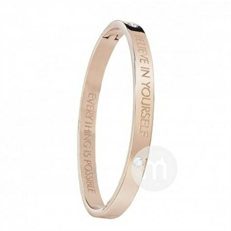 GUESS 미국사람텍스트골드도금팔찌해외판