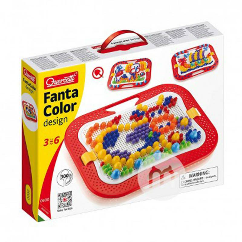 Quercetti 이탈리아어린이버섯네일퍼즐장난감 0900 해외버전