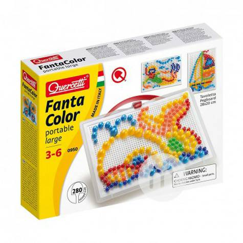 Quercetti 이탈리아버섯네일어린이퍼즐장난감저장바구니 095...