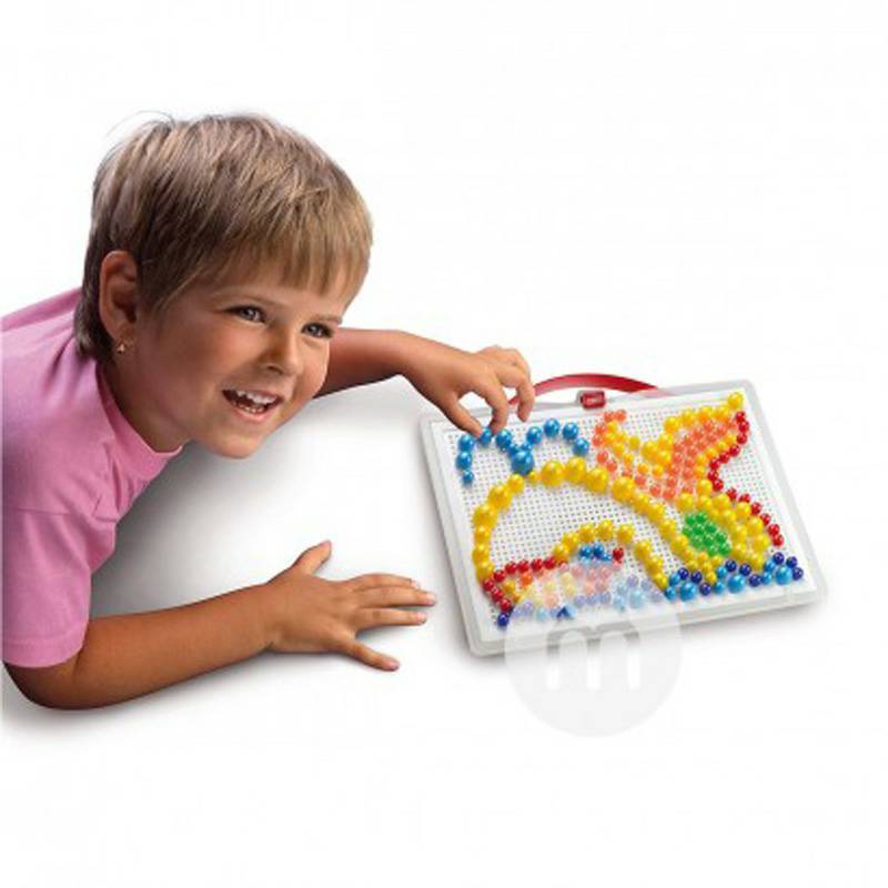 Quercetti 이탈리아버섯네일어린이퍼즐장난감저장바구니 0950 해외버전