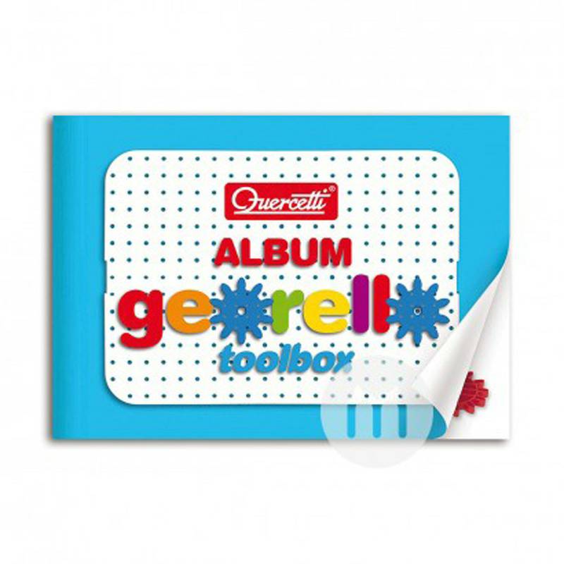 Quercetti 이탈리아휴대용기어조합철자블록장난감 6138 해외버전