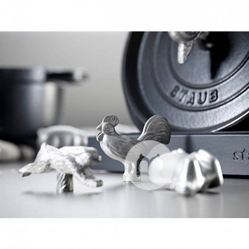STAUB 프랑스수탉모양의뚜껑핸들해외판