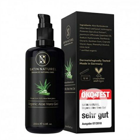 SATIN NATUREL 독일유기농자스민알로에베라젤 200ml ...