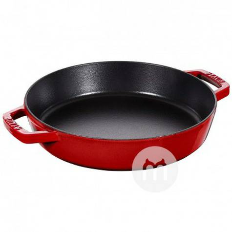 STAUB 프랑스주철라운드더블이어프라이팬 34cm 해외버전