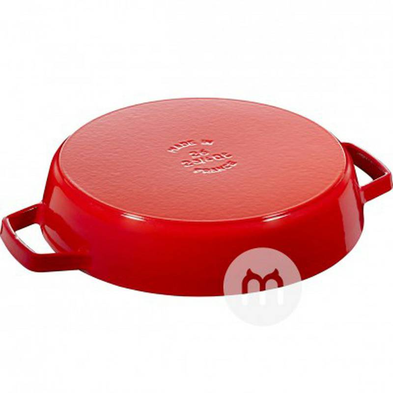 STAUB 프랑스주철라운드더블이어프라이팬 34cm 해외버전