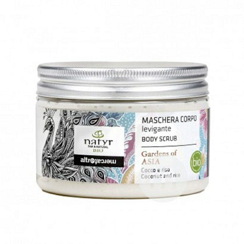 Natyr 이탈리아사람유기농코코넛라이스스크럽해외판