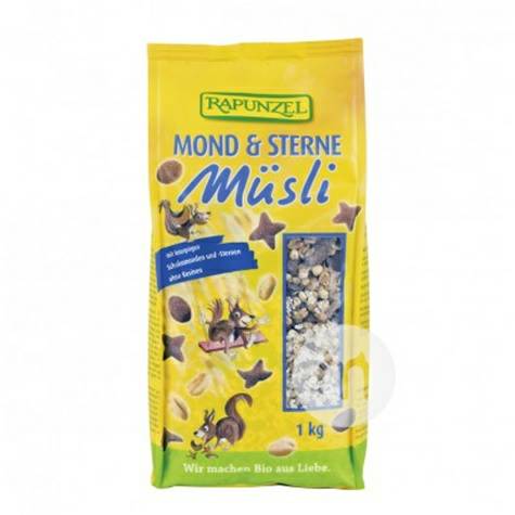 RAPUNZEL 독일별과달모양바삭한초콜릿통밀시리얼시리얼 1KG ...