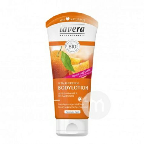Lavera 독일유기주황색바다털갈매나무몸로션 200ml 해외버전