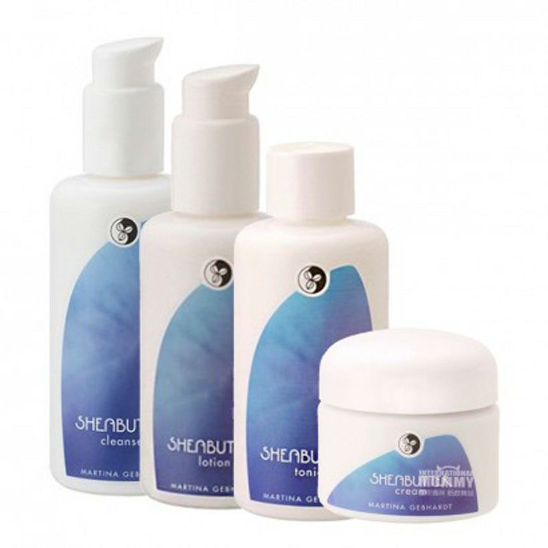 [4 피스] MARTINA GEBHARDT 독일시어버터클렌저 + 로션 + 로션 + 크림해외판