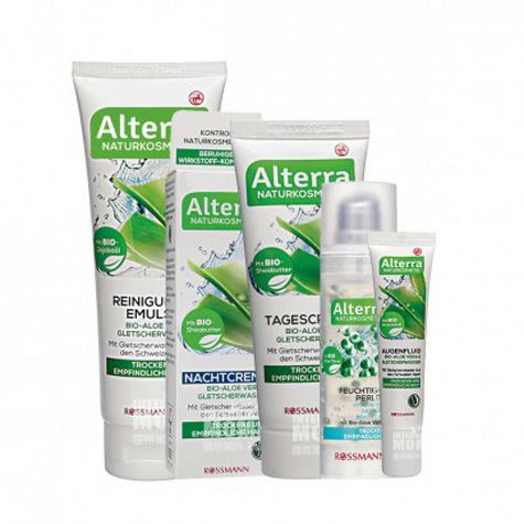 [5 개]Alterra독일알로에와빙하워터클렌징클렌저 + 모이스춰...