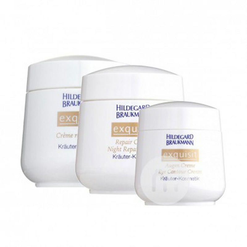 [3 조각] HILDEGARD BRAUKMANN 독일나이트리페어크림 + 로즈Essence나이트크림 + 모이스춰라이징아이크림해외버전