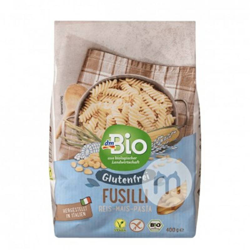 DmBio 독일유기농옥수수쌀글루텐프리나선형파스타해외버전