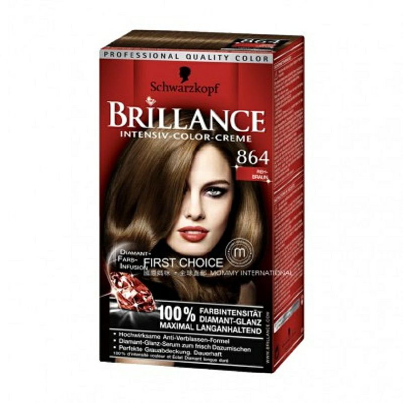 Schwarzkopf 독일화천머리염색사슴브라운 864 해외판