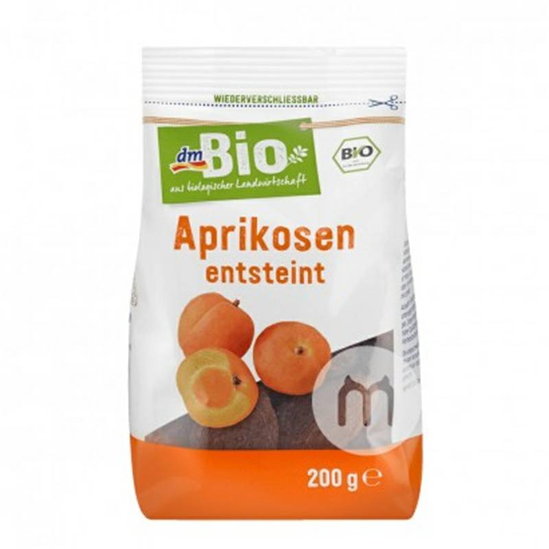 DmBio 독일씨없는말린살구말린과일 200g 해외버전