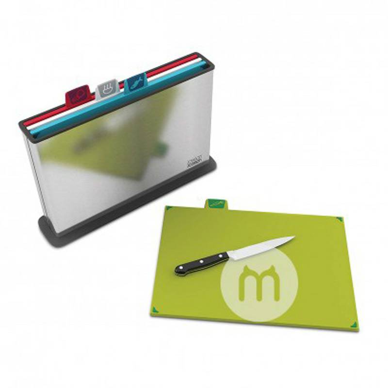 Joseph British Index 스테인레스스틸건강지수도마 30x20 cm 해외판