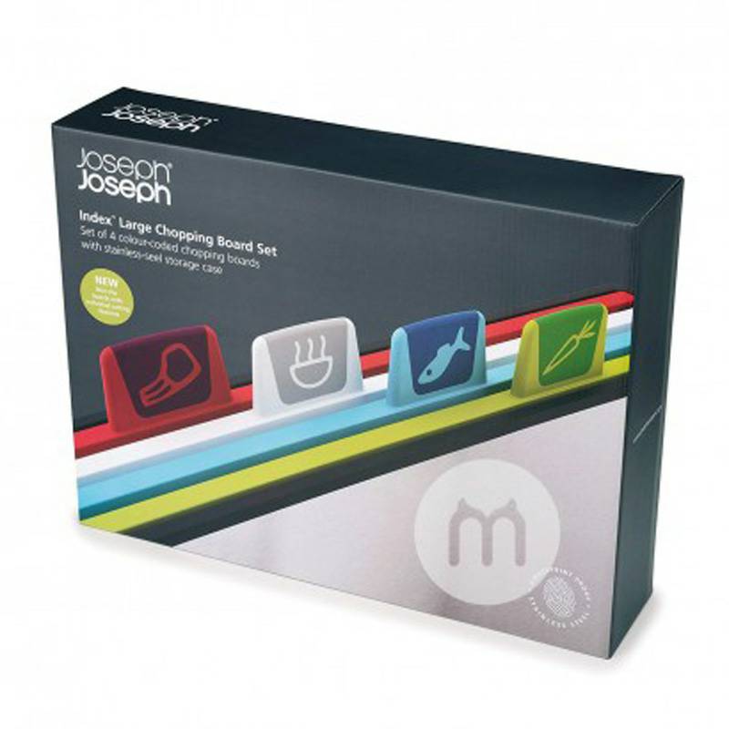 Joseph British Index 스테인레스스틸건강지수도마 30x20 cm 해외판