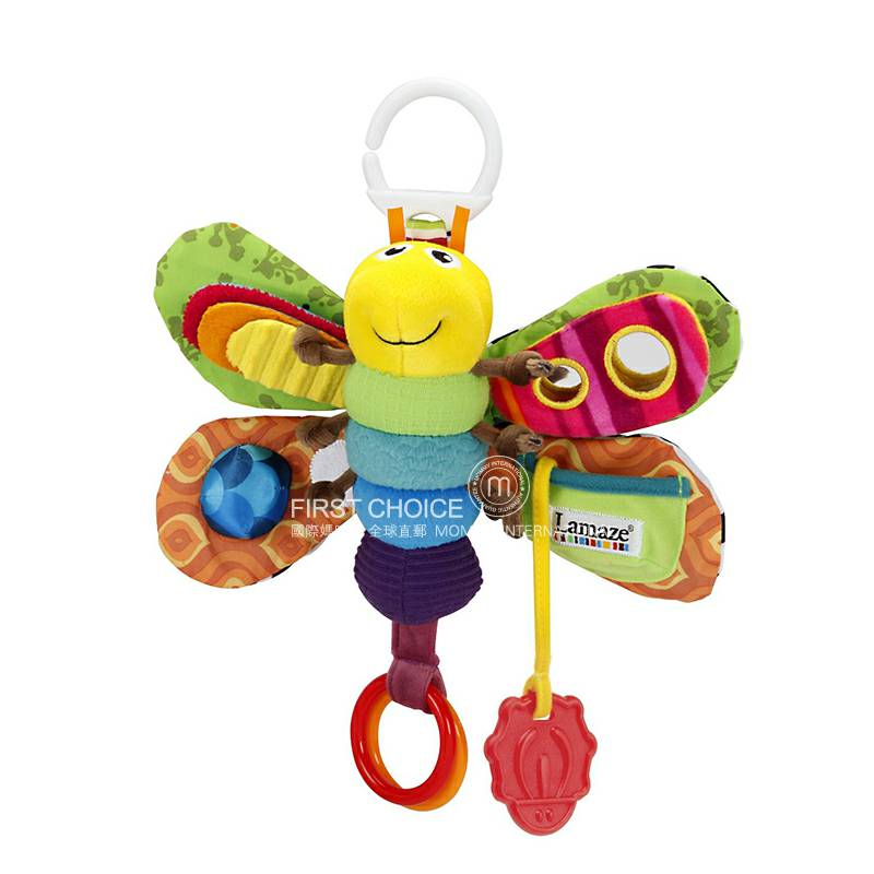 Lamaze USA 다채로운반딧불벨달래는장난감해외버전