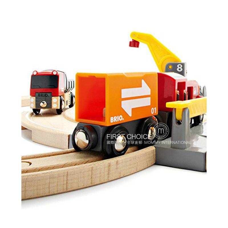 Brio 스웨덴열차화물트럭트랙세트해외판