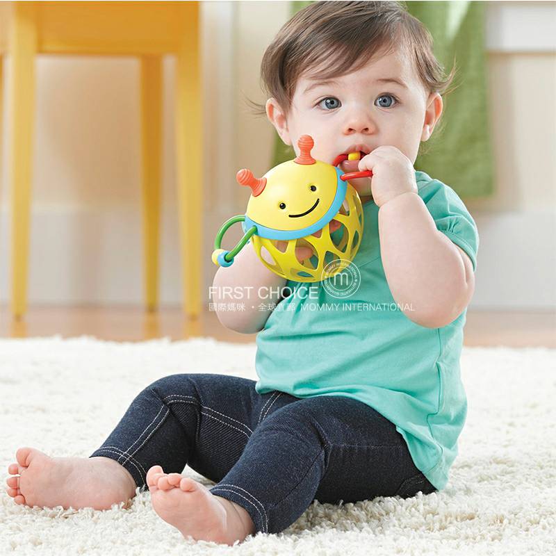 SKIP HOP 미국아기장난감볼껌손딸랑이아기핸드볼해외버전