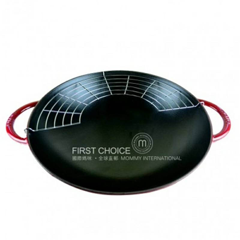 STAUB 프렌치 STAUB 에나멜주철팬 37cm 중국식웍해외버전