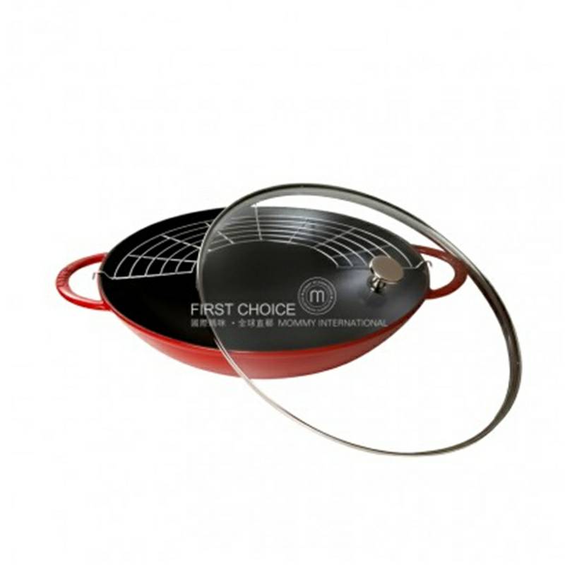 STAUB 프렌치 STAUB 에나멜주철팬 37cm 중국식웍해외버전