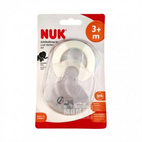 NUK 독일코끼리아기 teether 안마껌 anti-caries...