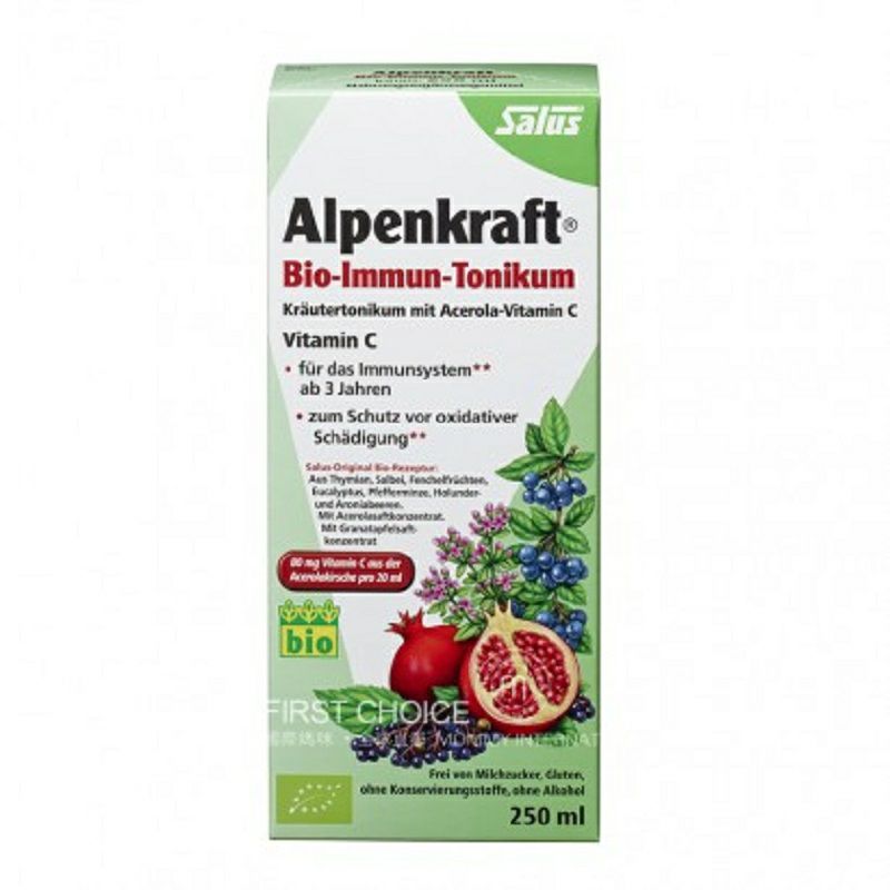 Salus 독일 Alpenkraft 생물학적면역보충제해외버전