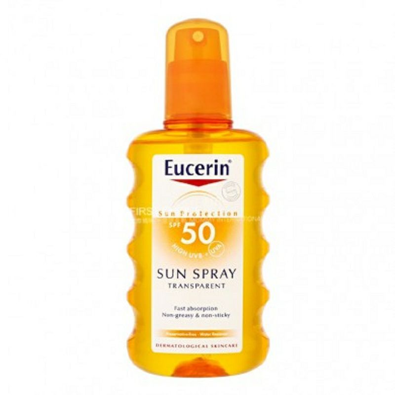 Eucerin 독일어투명비기름성항알레르기바디선스크린스프레이 SPF50 해외버전