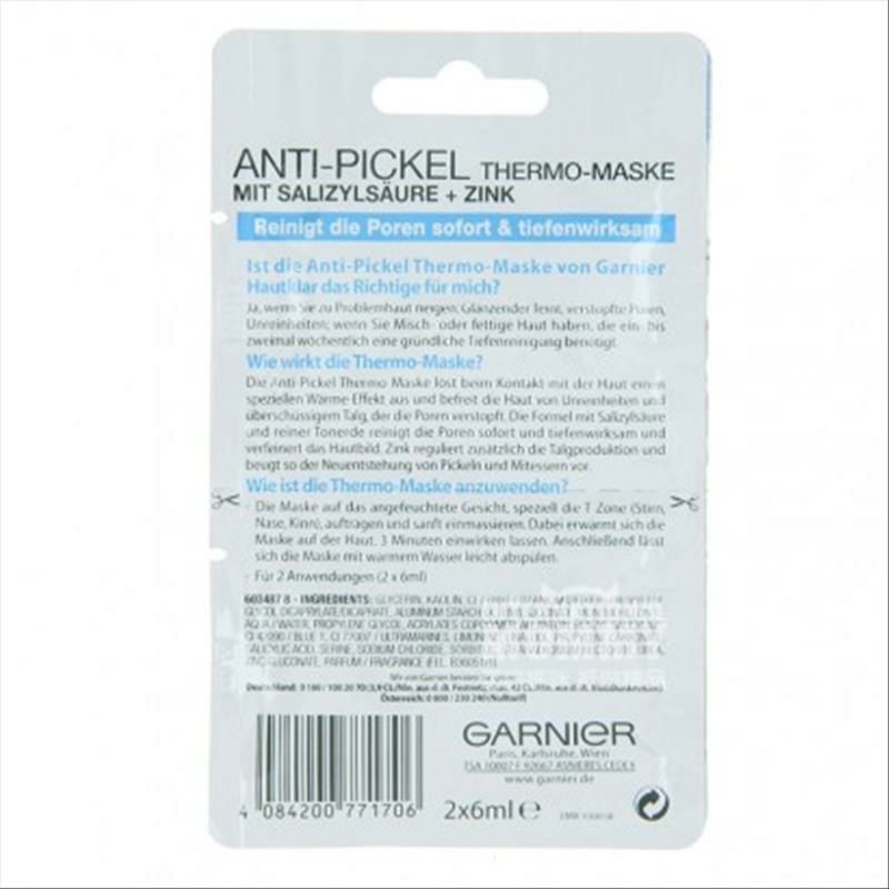 GARNIER 프렌치여드름열딥클렌징마스크 * 5 해외버전