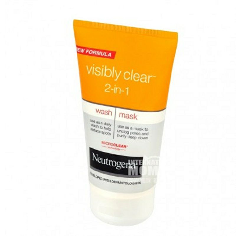 Neutrogena 미국클리어비져블마스크클렌징 2 in 1 해외버전