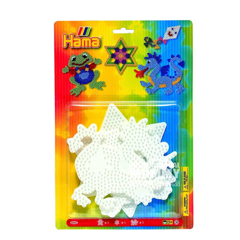 Hama 독일구슬치기공구템플릿 (개구리,별,용) 해외버전