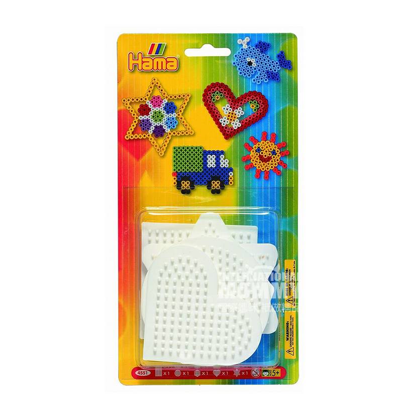 Hama 독일비드인서트툴템플릿(사각형,원형,육각형,하트,별) 해외버전