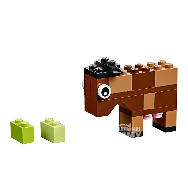 LEGO 덴마크빌딩블록대형입자장난감클래식창조적인작은빌딩블록상자해외버전