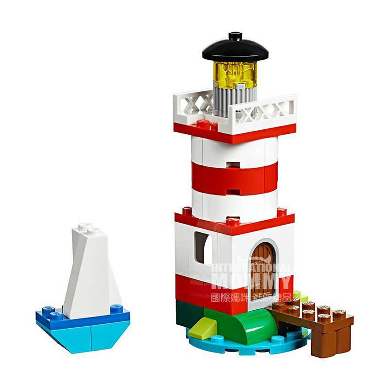 LEGO 덴마크빌딩블록대형입자장난감클래식창조적인작은빌딩블록상자해외버전