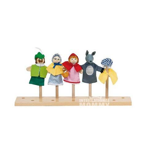 Goki 독일어작은빨간승마후드손가락인형해외버전