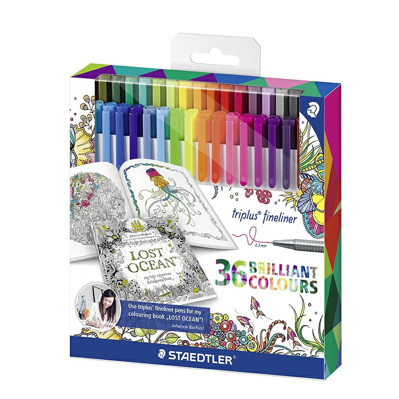 STAEDTLER 독일 Johanna Besford 판 36 색수채화펜해외판