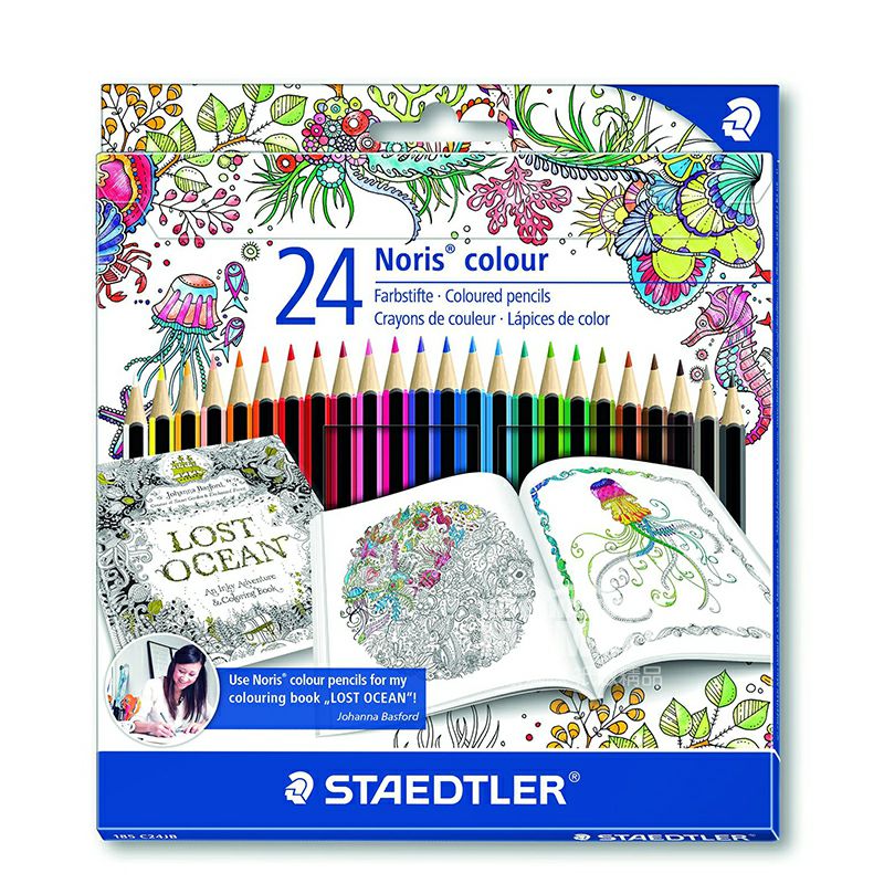 STAEDTLER 독일 Johanna Besford Edition 24 색유성컬러연필해외판
