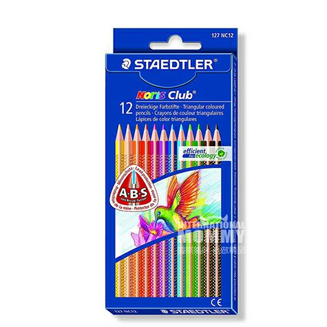 STAEDTLER 독일 12 색유성색연필해외판