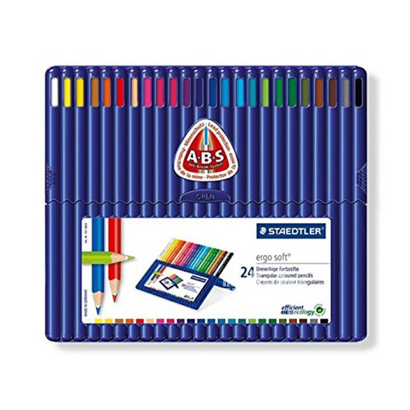 STAEDTLER 독일 24 색수용성컬러연필해외판
